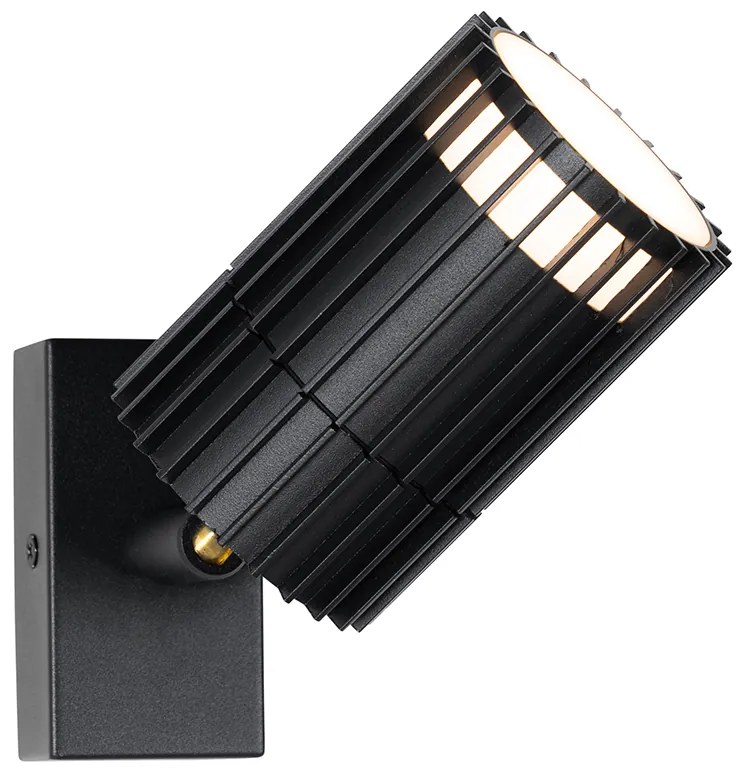 Projetores de teto exterior design preto IP44 - Boris