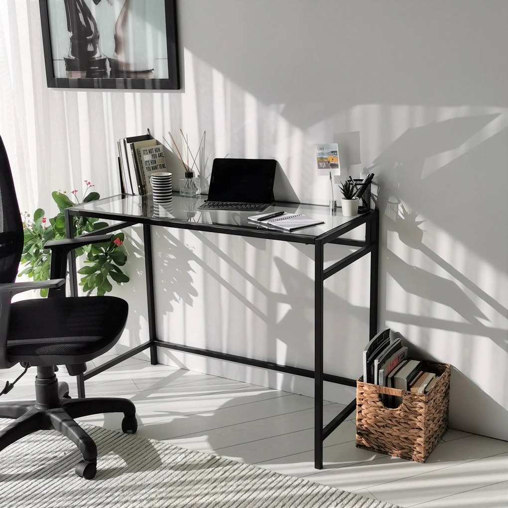 Secretária Network – Preto – 100 cm x 75 cm x 45 cm