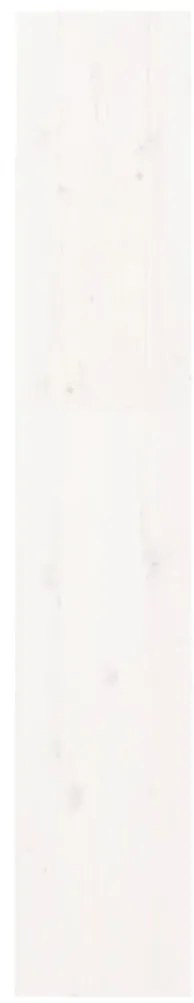 Estante/divisória 60x30x167,5 cm madeira de pinho maciça branco