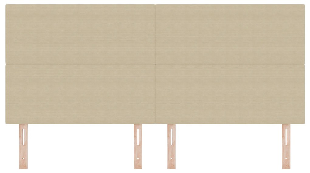 Cabeceira vidaXL Design Simples Verde Claro Cinza 200 cm Tecido de Cor