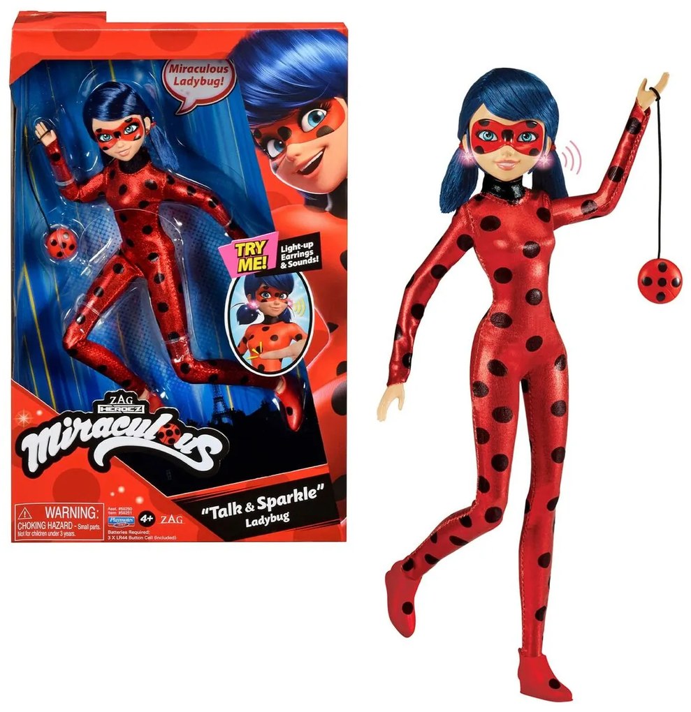 Boneca Bandai Miraculous LadyBug 26 cm