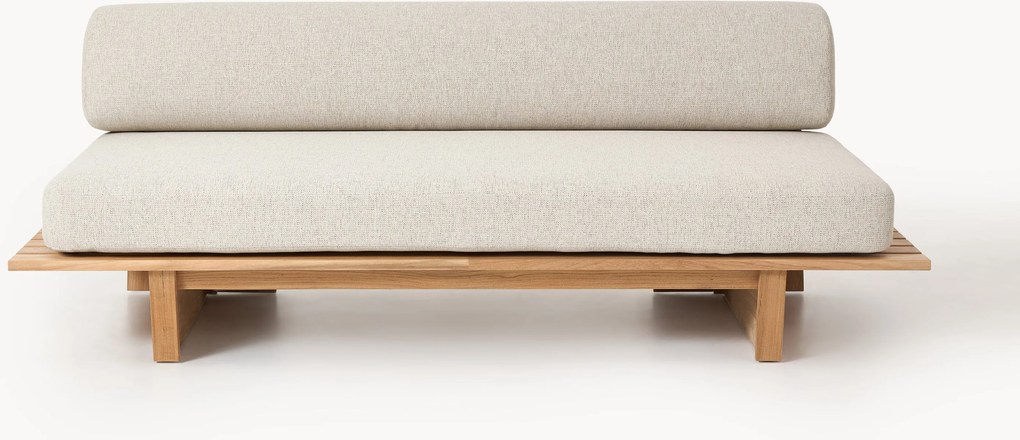 Sofá de jardim em madeira de teca Eiko (3 lugares)