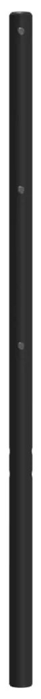 Cabeceira de cama 80 cm metal preto