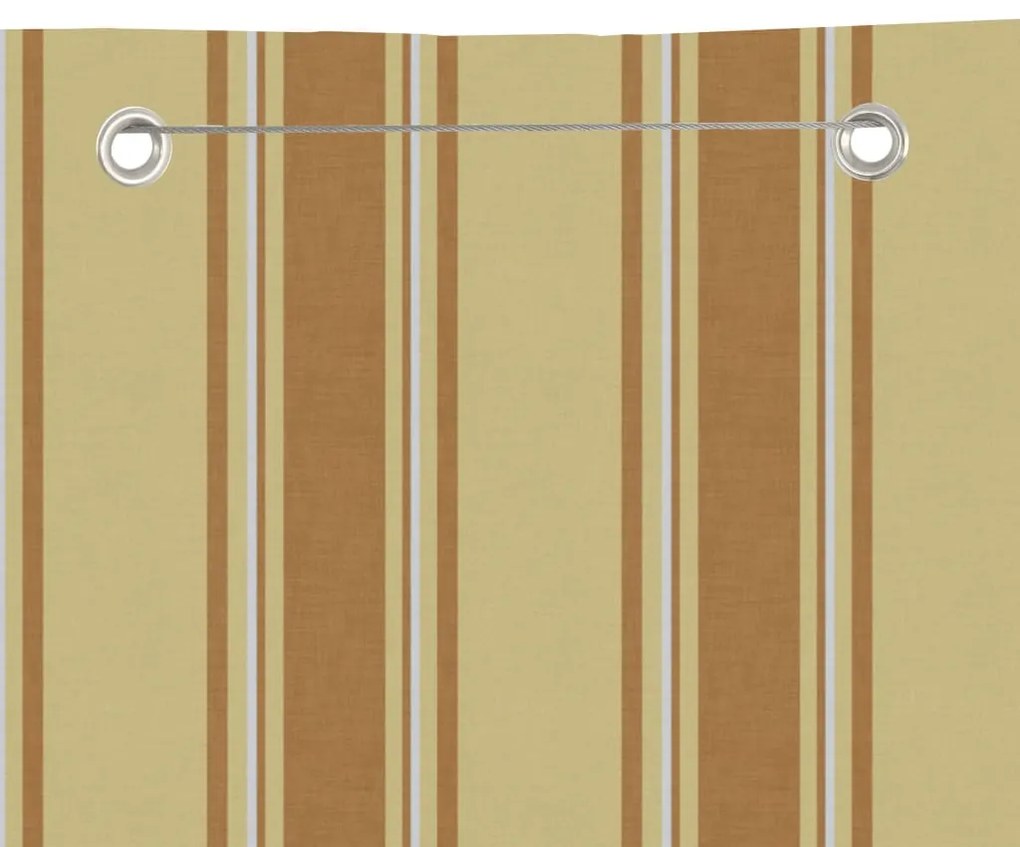 Tela de varanda 140x240 cm tecido oxford amarelo e laranja