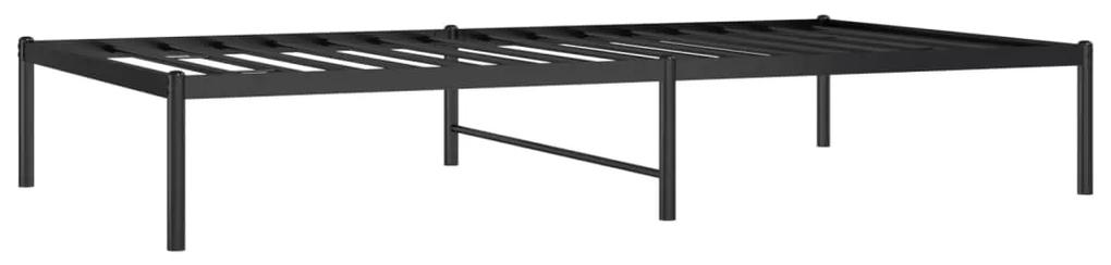 Estrutura de cama 100x190 cm metal preto