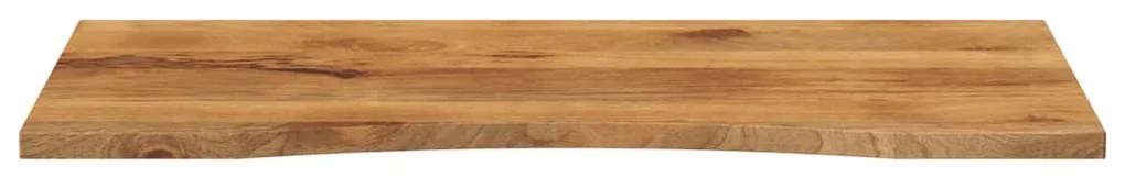 Tampo de mesa com curva 110x50x2,5 cm mangueira áspera maciça