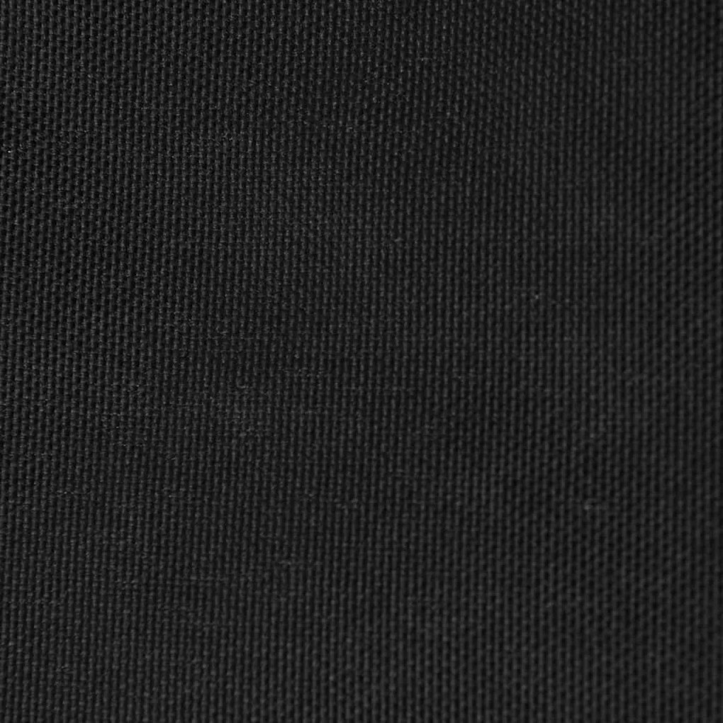 Para-sol estilo vela tecido oxford quadrado 4x4 m preto