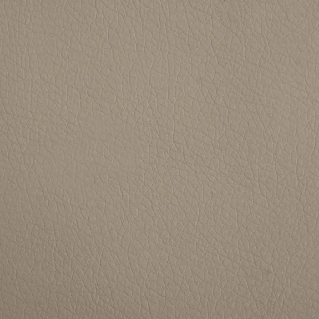 Cama para cães 90x53x30 cm couro artificial cappuccino