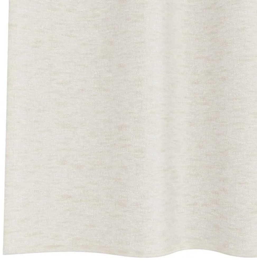 Cortinas com cortinas 2 pcs Creme 140 x 175 cm Poliéster