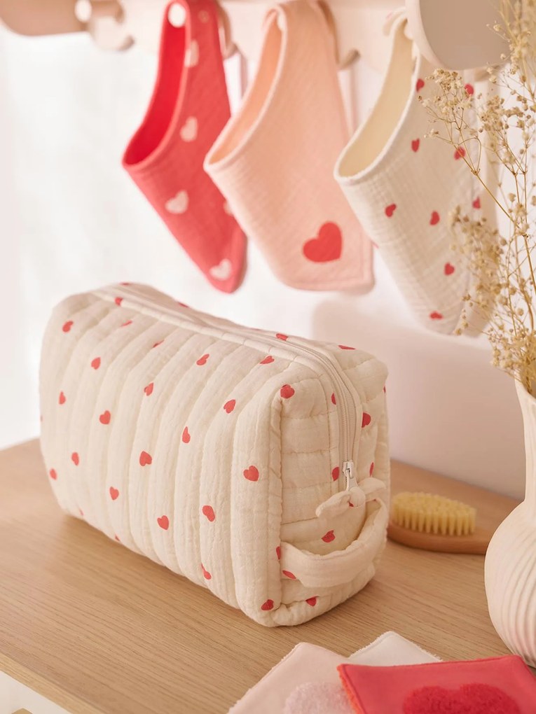 Bolsa de cuidados de higiene Mama em gaze de algodão cru