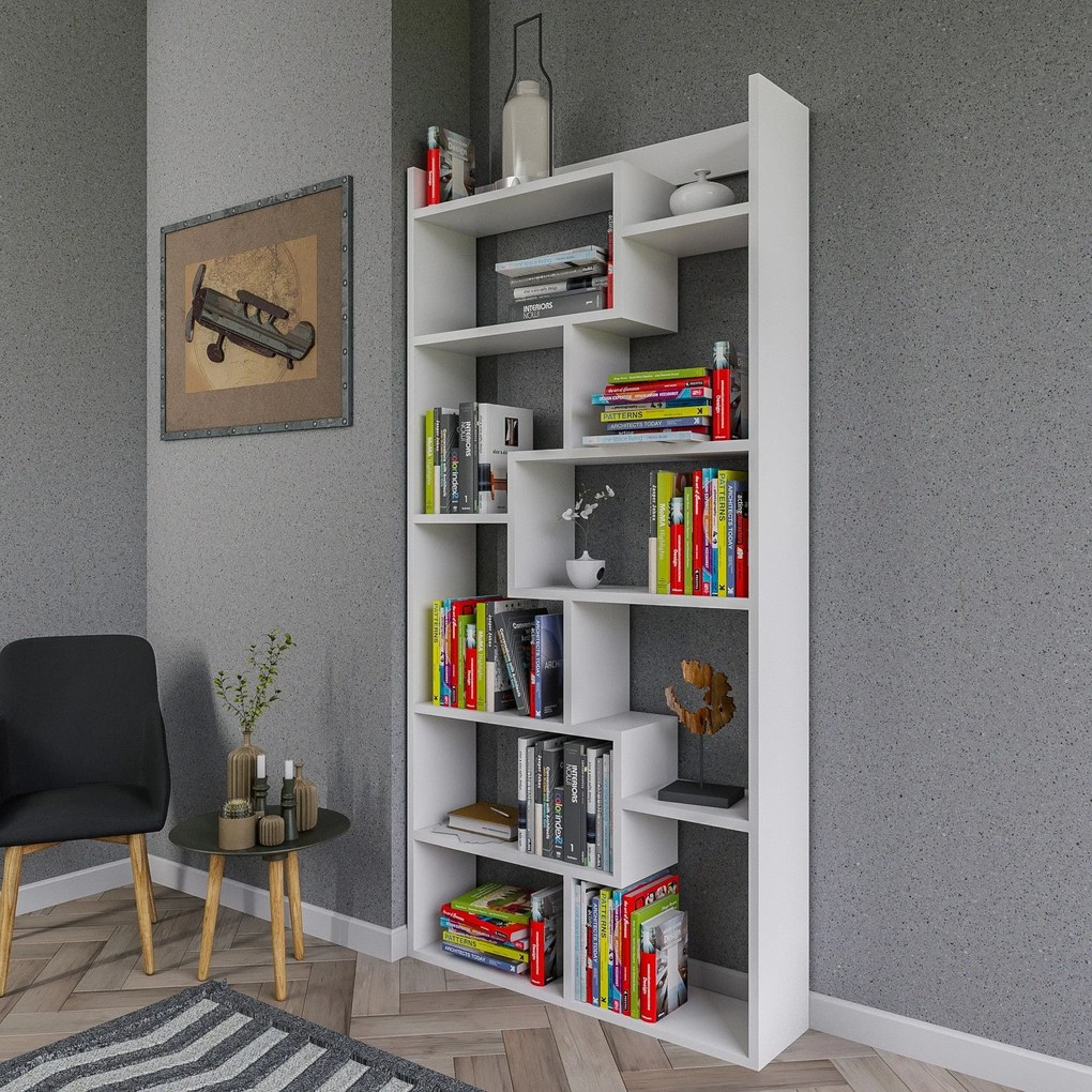 Estante Kuttap – Branco – 90x182x22 cm