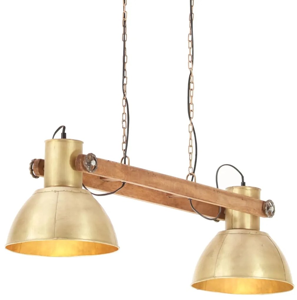 Candeeiro suspenso industrial 25 W 109 cm E27 bronze