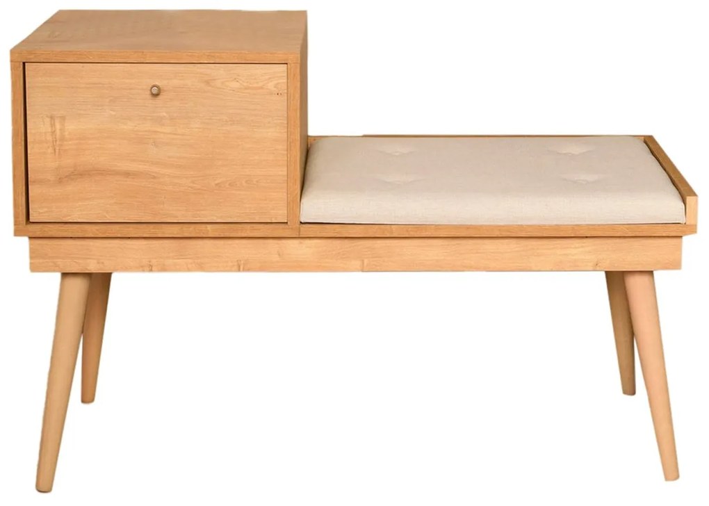 Bench Urban – Oak/Cream – 105 cm x 40 cm x 45 cm