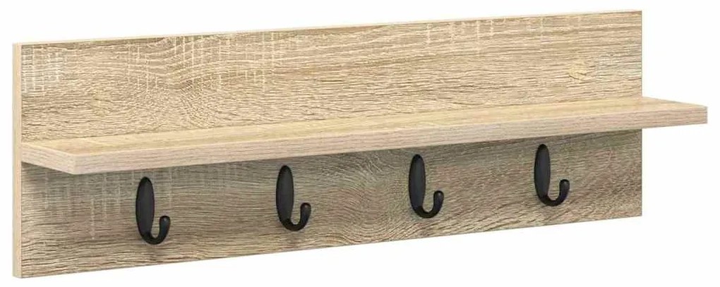 Cabideiro de Parede Carvalho sonoma 60 x 10.5 x 18 cm