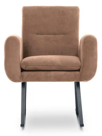 Cadeira de Balanço Kono – Castanho Claro – 86x50x99 cm