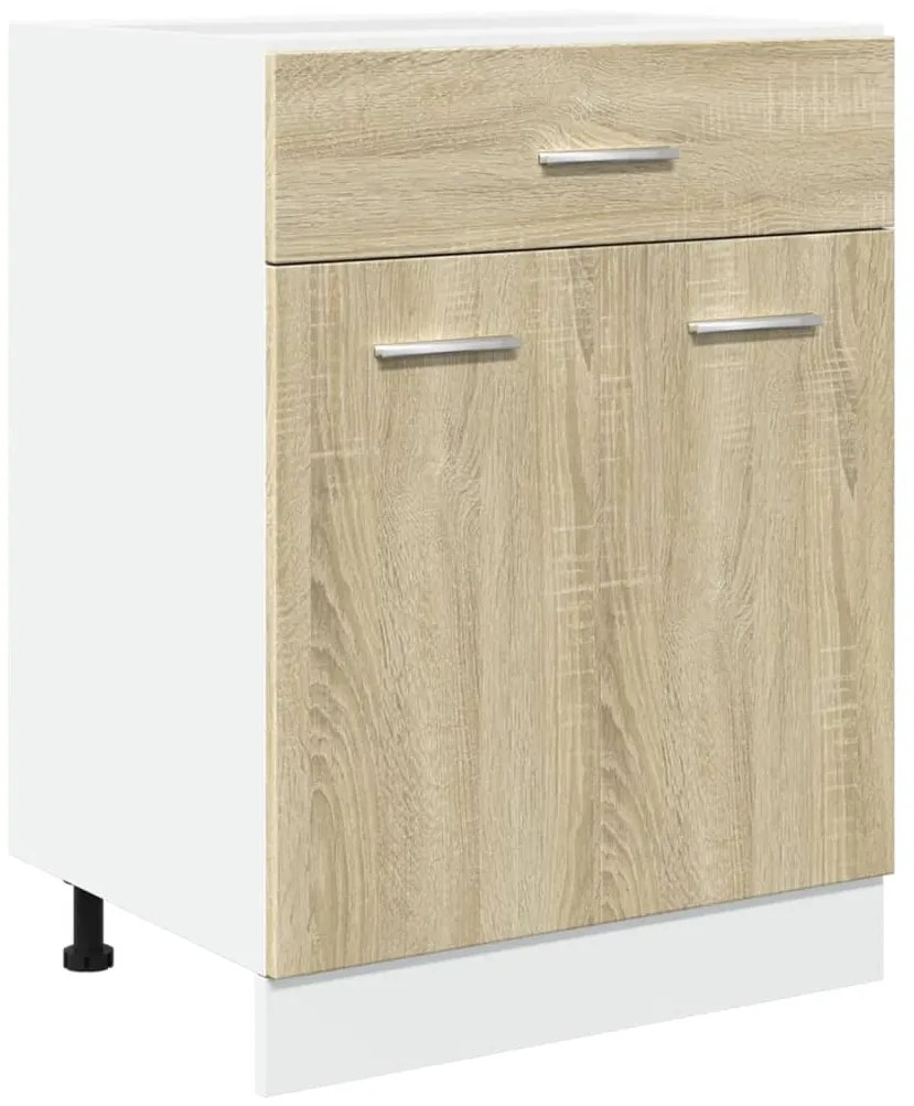 Conjunto móveis de cozinha “Lyon” 8 pcs carvalho sonoma