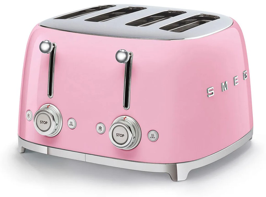 Torradeira Smeg TSF03PKEU Cor de Rosa 2000 W