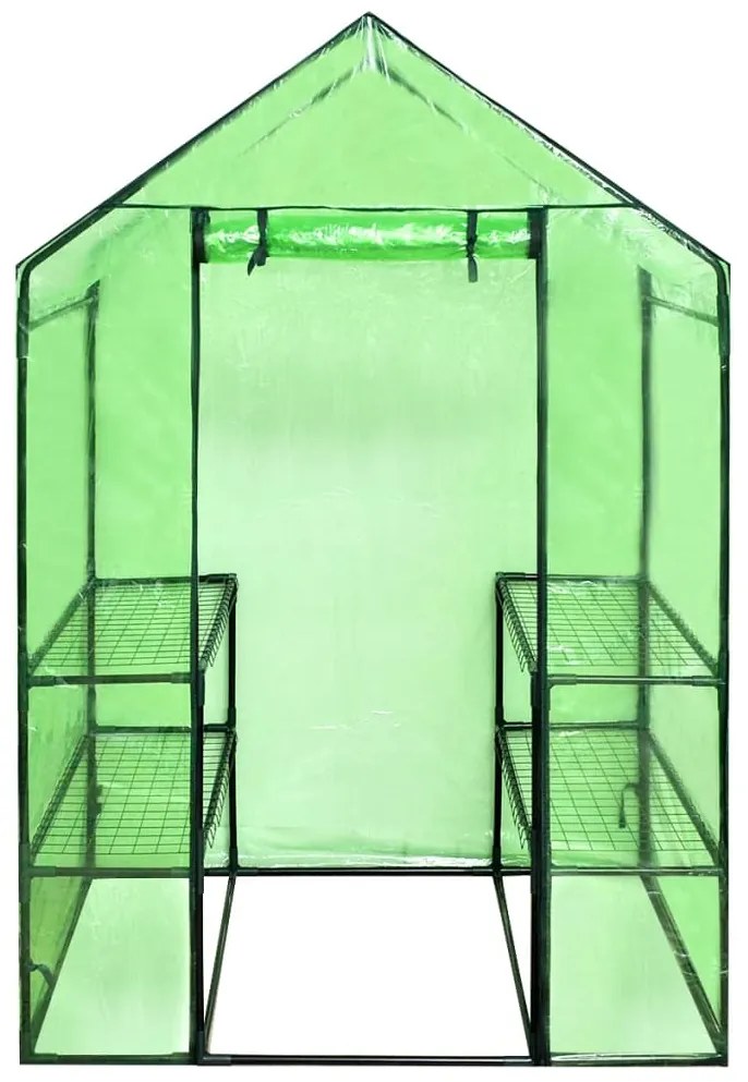Estufa com acesso Greenhouse com 4 Prateleiras