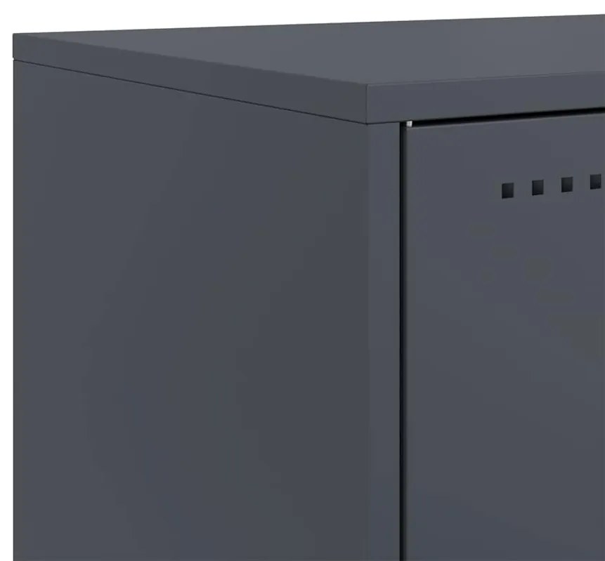 Móvel de TV 68x39x60,5 cm aço antracite