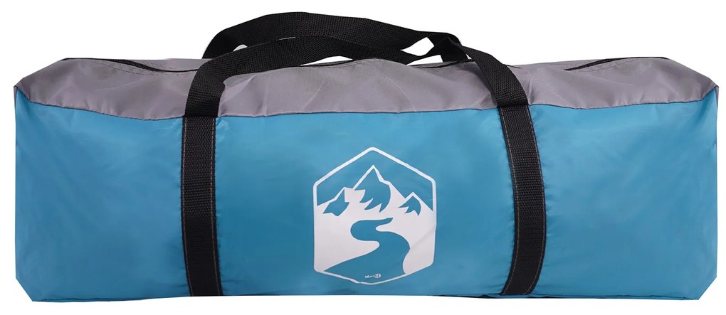 Tenda Familiar Tipi Azul para 12 Pessoas Impermeável