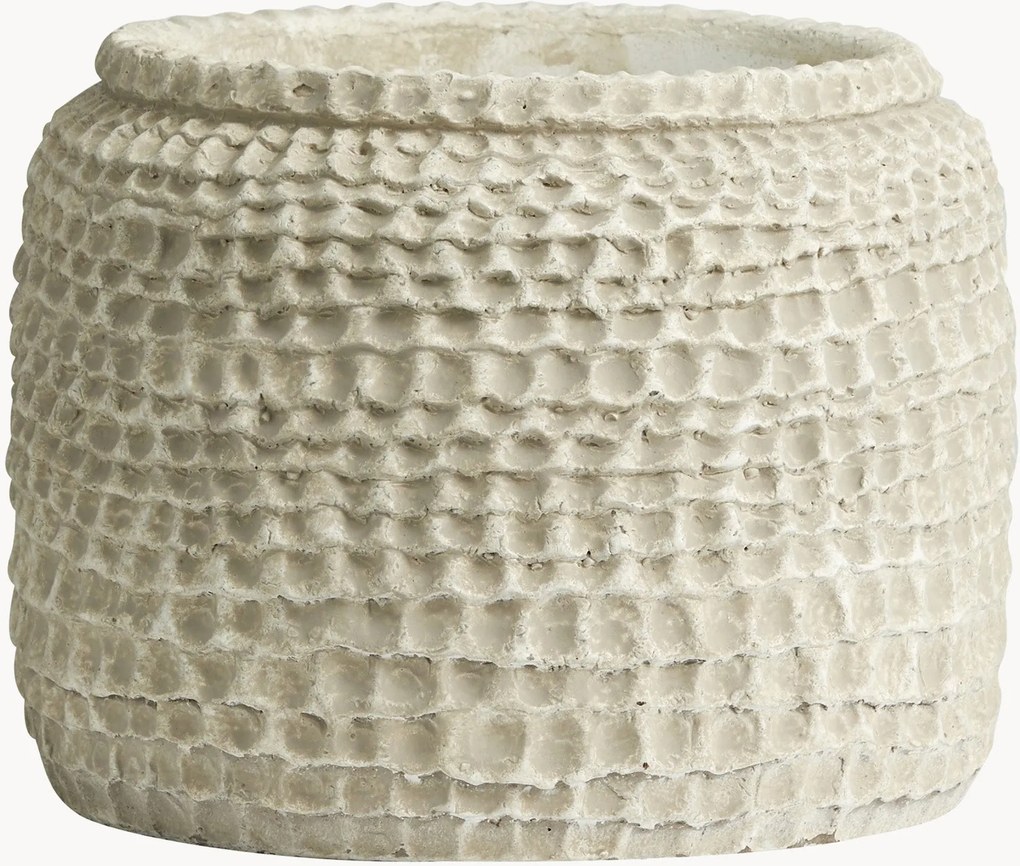 Vaso de cobertura em concreto pintado à mão Aoba