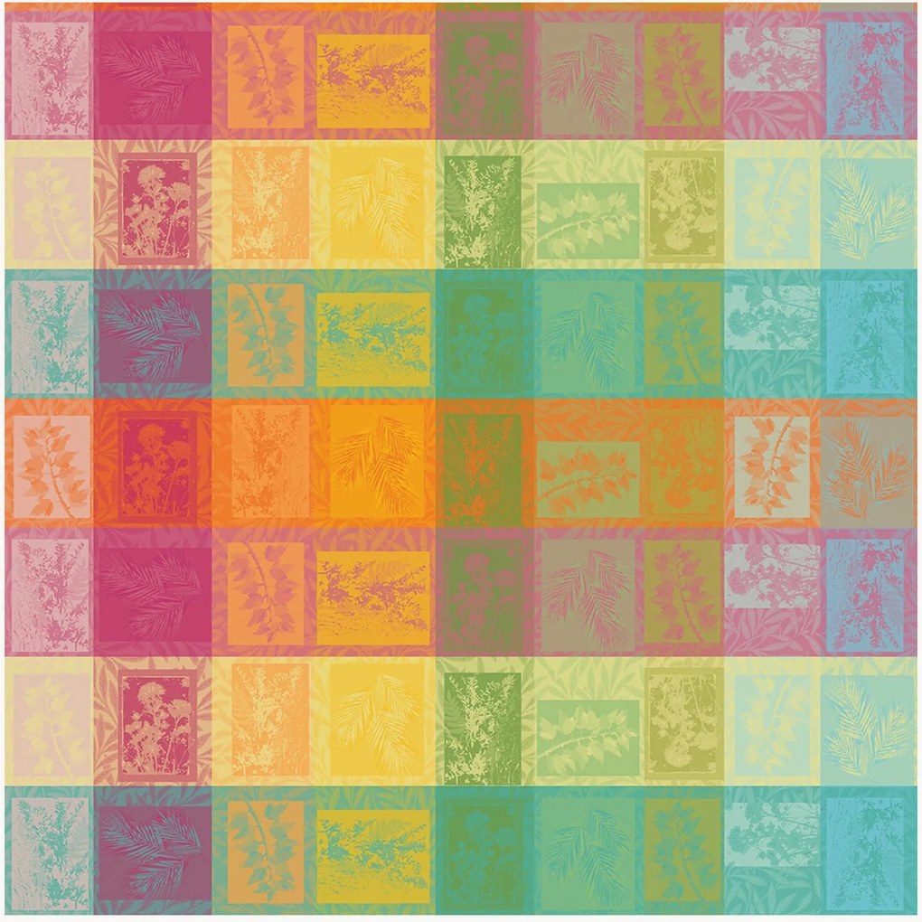 Toalha de mesa jacquard com revestimento acrílico Arc En Ciel