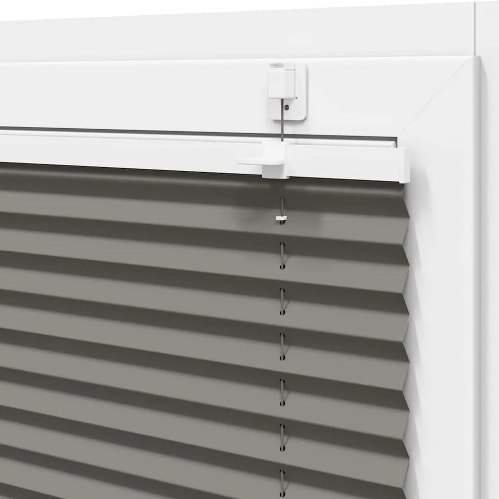 Antracite Plissada Cega 105x200 cm Largura Tecido 104,4 cm