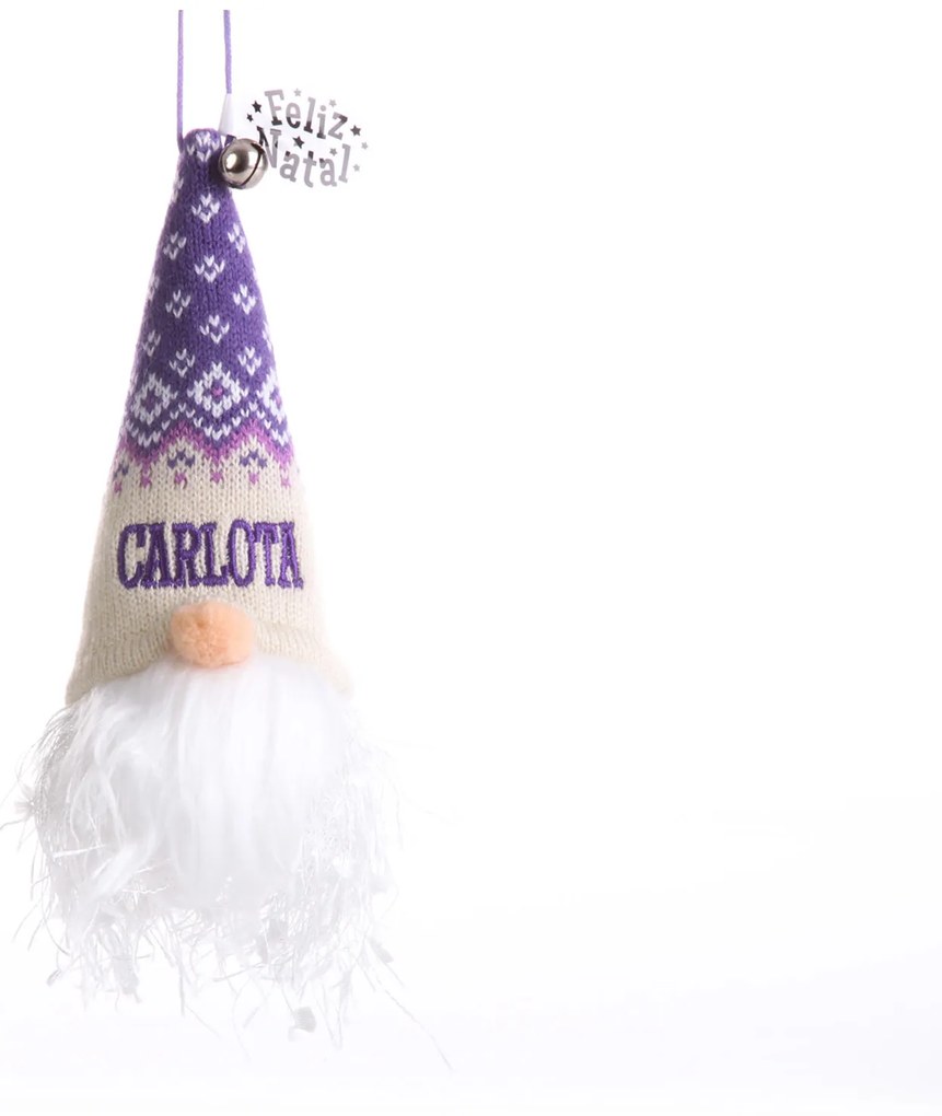 Gnomo Natal Com Led Carlota