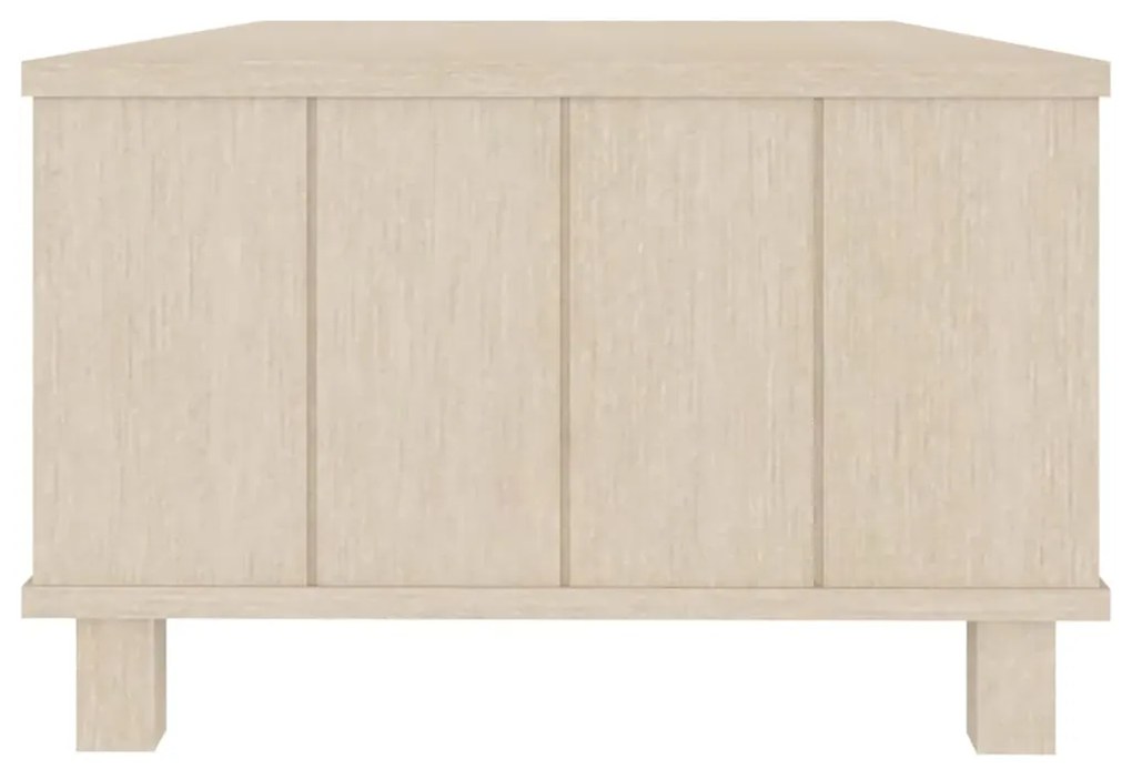 Mesa de centro HAMAR 100x55x35 cm pinho maciço castanho-mel