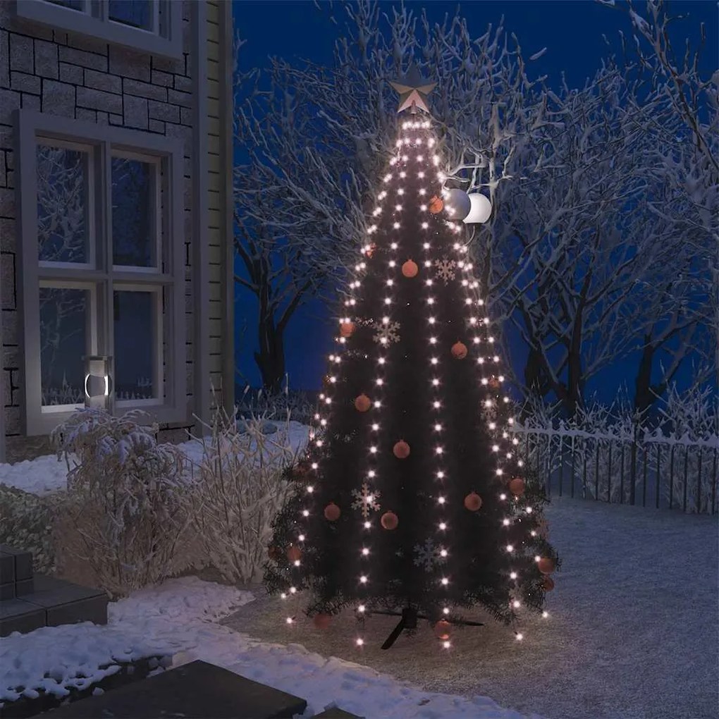 Cordão de luzes para árvore de Natal 250 luzes LED 250 cm