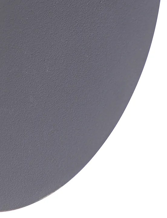 Candeeiro de parede design cinzento 16,5 cm com LED - Skyf Moderno,Design