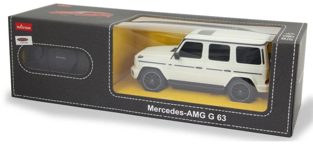 Carro Telecomandado Mercedes-Benz AMG G63 1:24 2,4GHz Branco