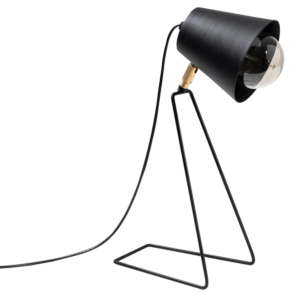 Candeeiro de Mesa Sıvani – Preto – 15 x 25 cm