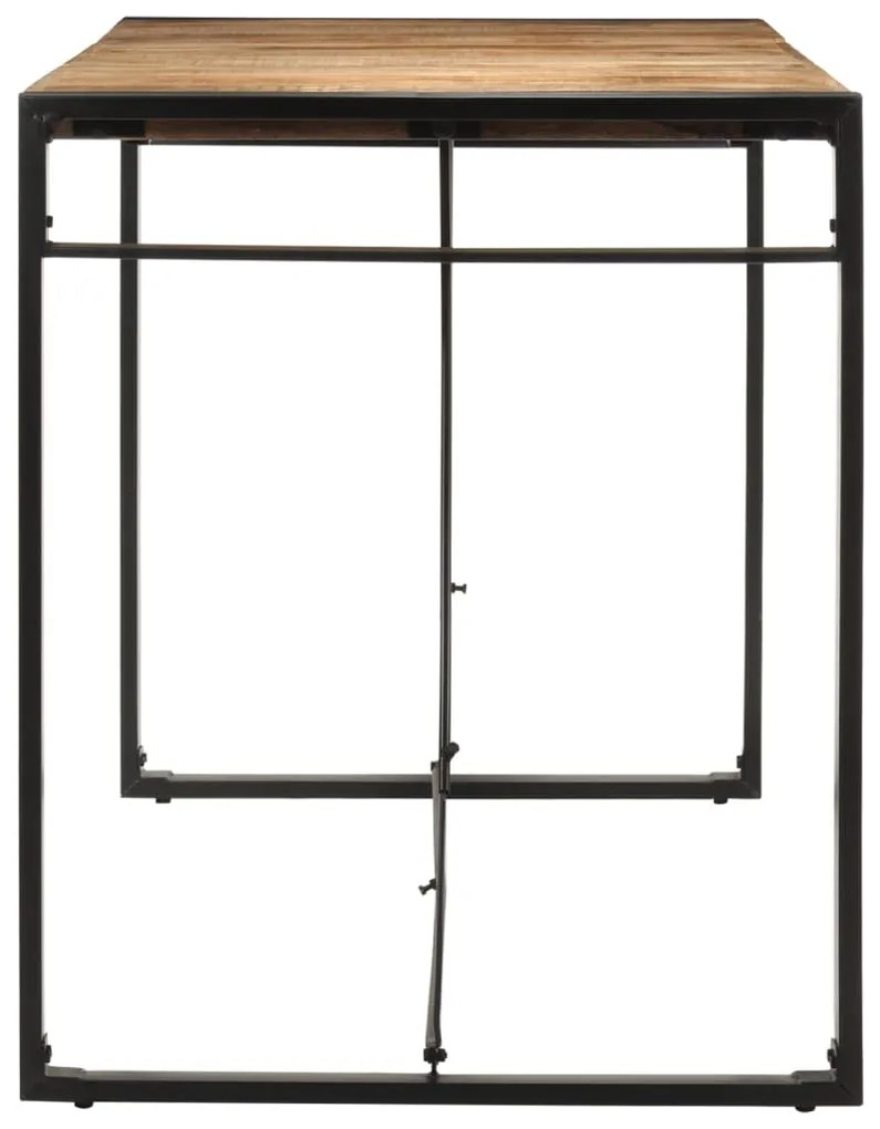 Mesa de bar 175x90x110 cm madeira de mangueira áspera maciça