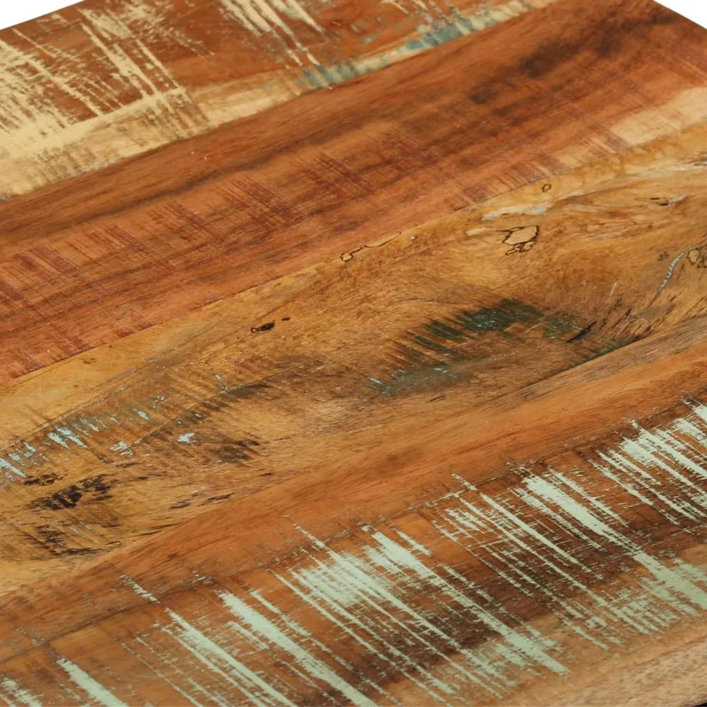 Mesa de apoio 40x40x45 cm madeira reciclada maciça