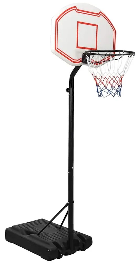 Tabela de basquetebol 237-307 cm polietileno branco