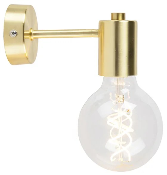 LED Aplique Art Deco inteligente dourado com lâmpada Wi-Fi G95 - Facil Moderno