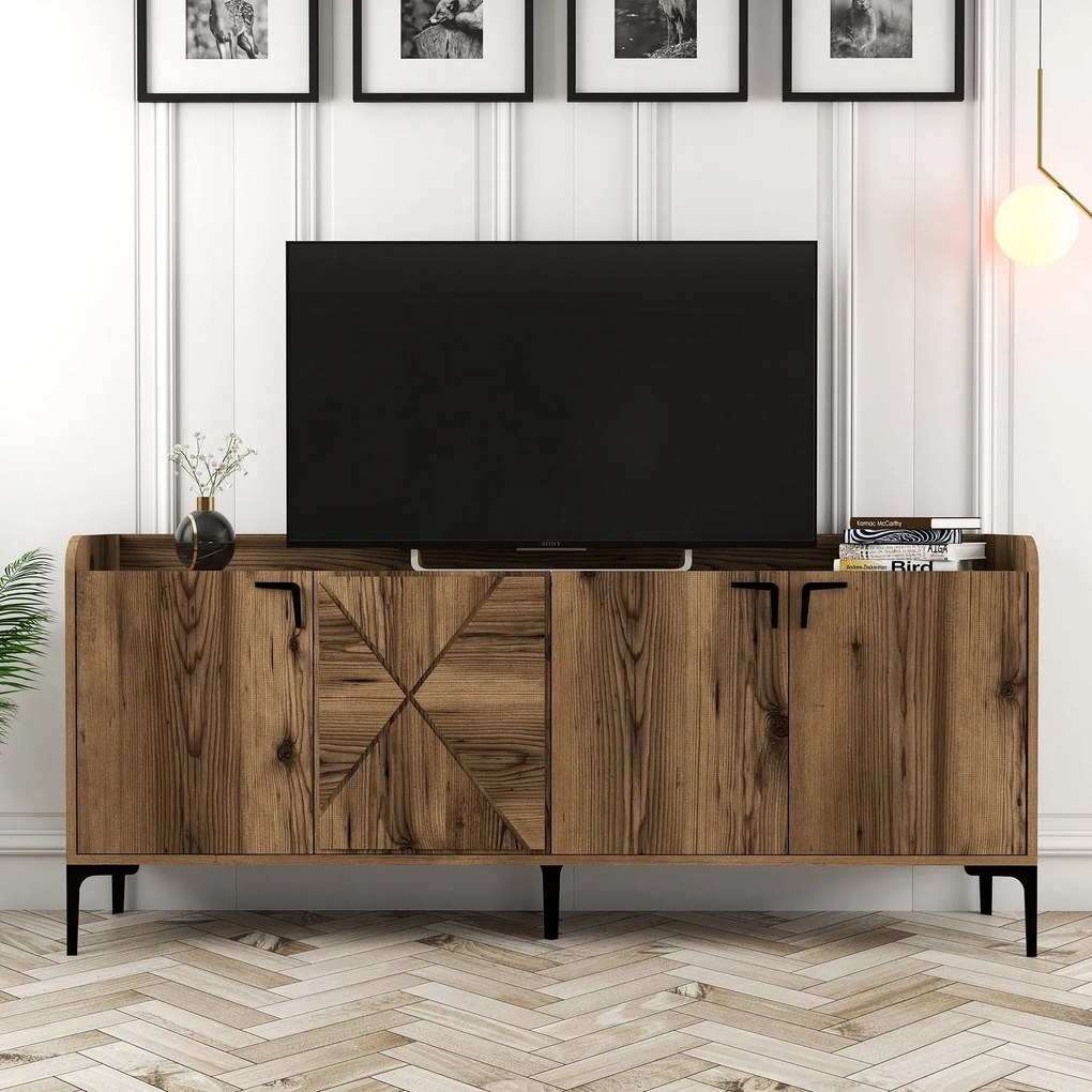 Console Venedik – Walnut – 180 cm x 78 cm x 35 cm