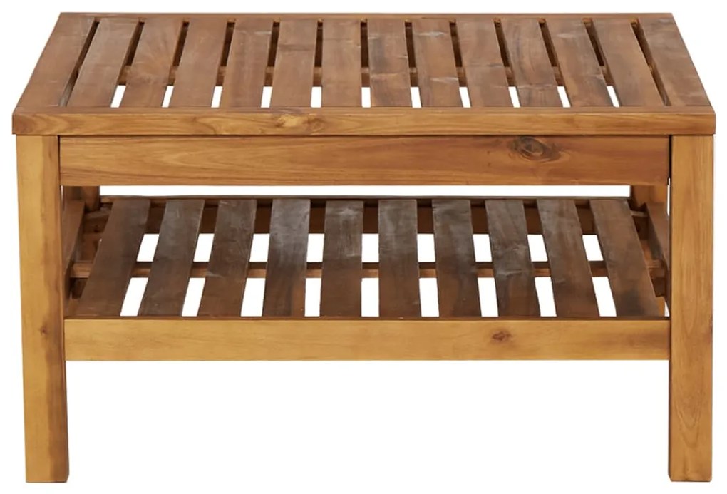 3 pcs conj. lounge de jardim c/ almofadões cinza-escuro acácia