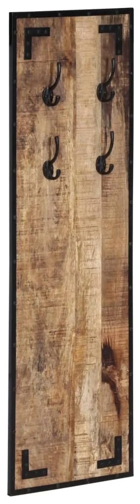 Bengaleiro 35x8x110 cm madeira de mangueira maciça áspera