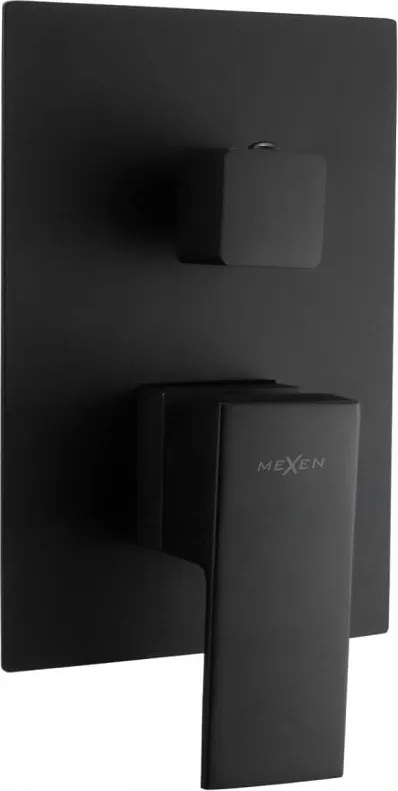 Mexen Uno misturadora de banho embutida, preta - 71435-70