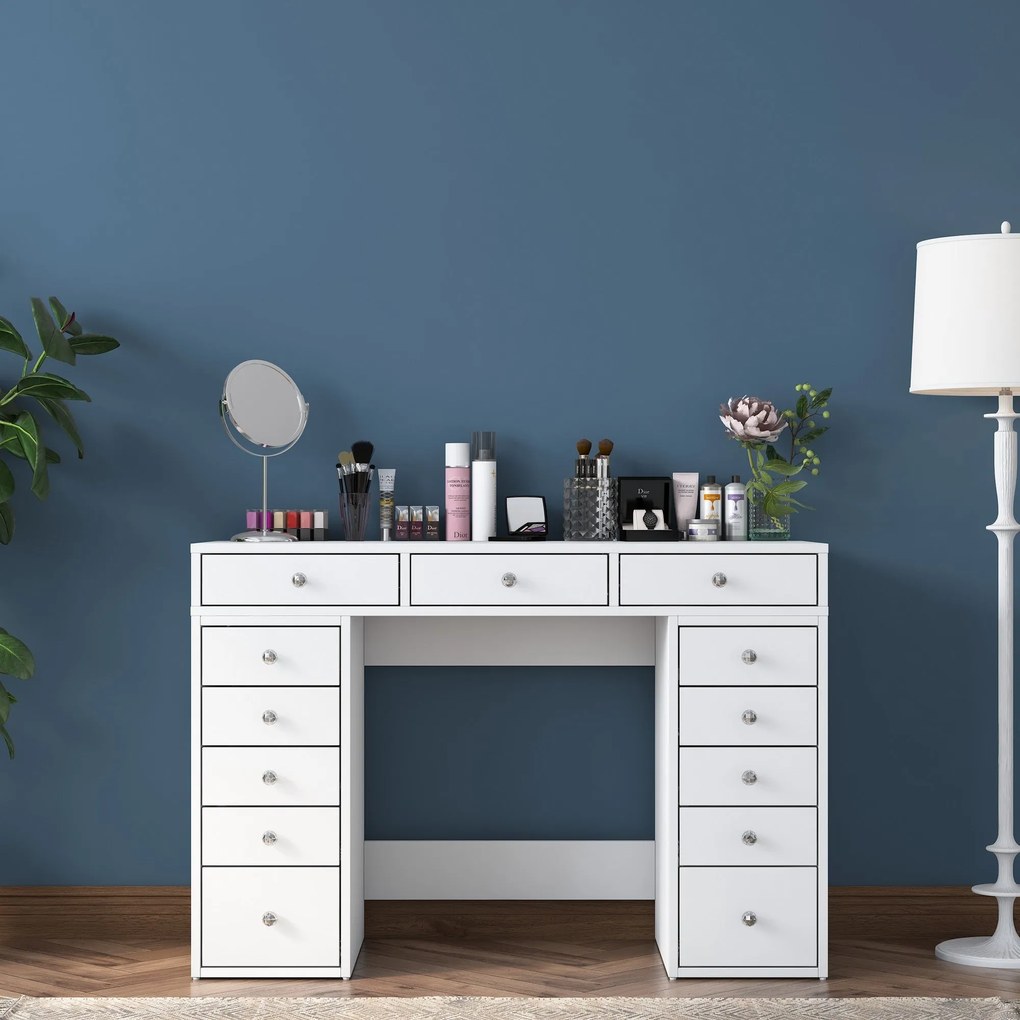 Mesa de Maquilhagem BJ106 – Branco – 120x81,6x44,5 cm