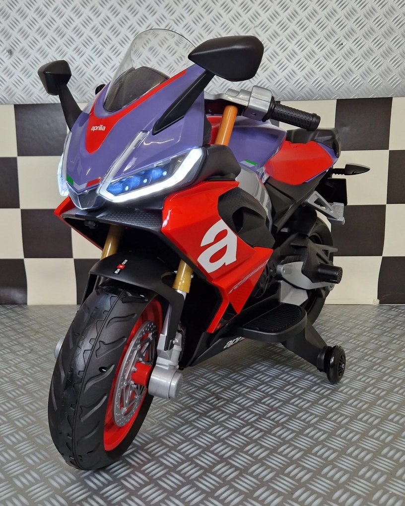 MOTA PARA CRIANÇAS APRILIA RS660 12V ROXA