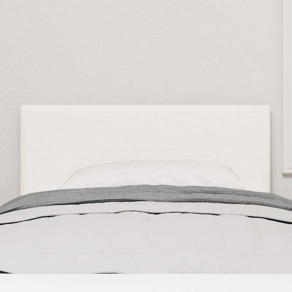 Cabeceira vidaXL Design Simples Creme 80 cm Tecido Corduroy