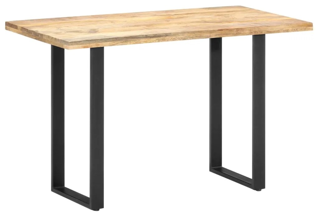 Mesa de jantar 120x60x76 cm madeira de mangueira maciça