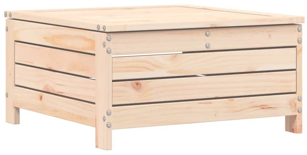 8 pcs conjunto sofás de jardim pinho maciço