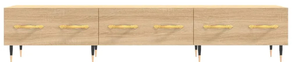 Móvel de TV 150x36x30 cm derivados de madeira carvalho sonoma