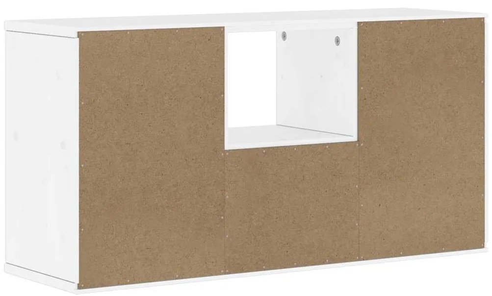 Armário para TV com gaveta ODDA Madeira maciça de pinho branco
