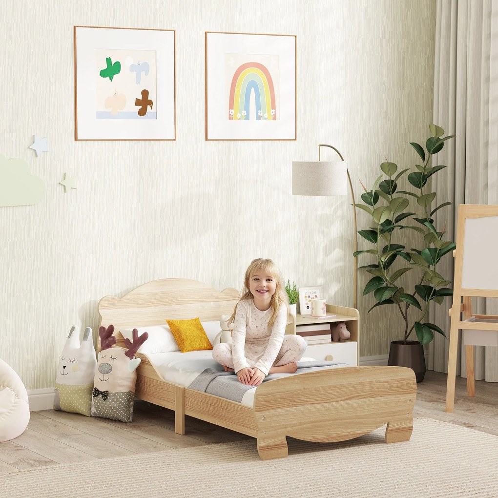 AIYAPLAY Cama para Crianças +3 Anos para Colchão de 140x70 cm Cama Inf