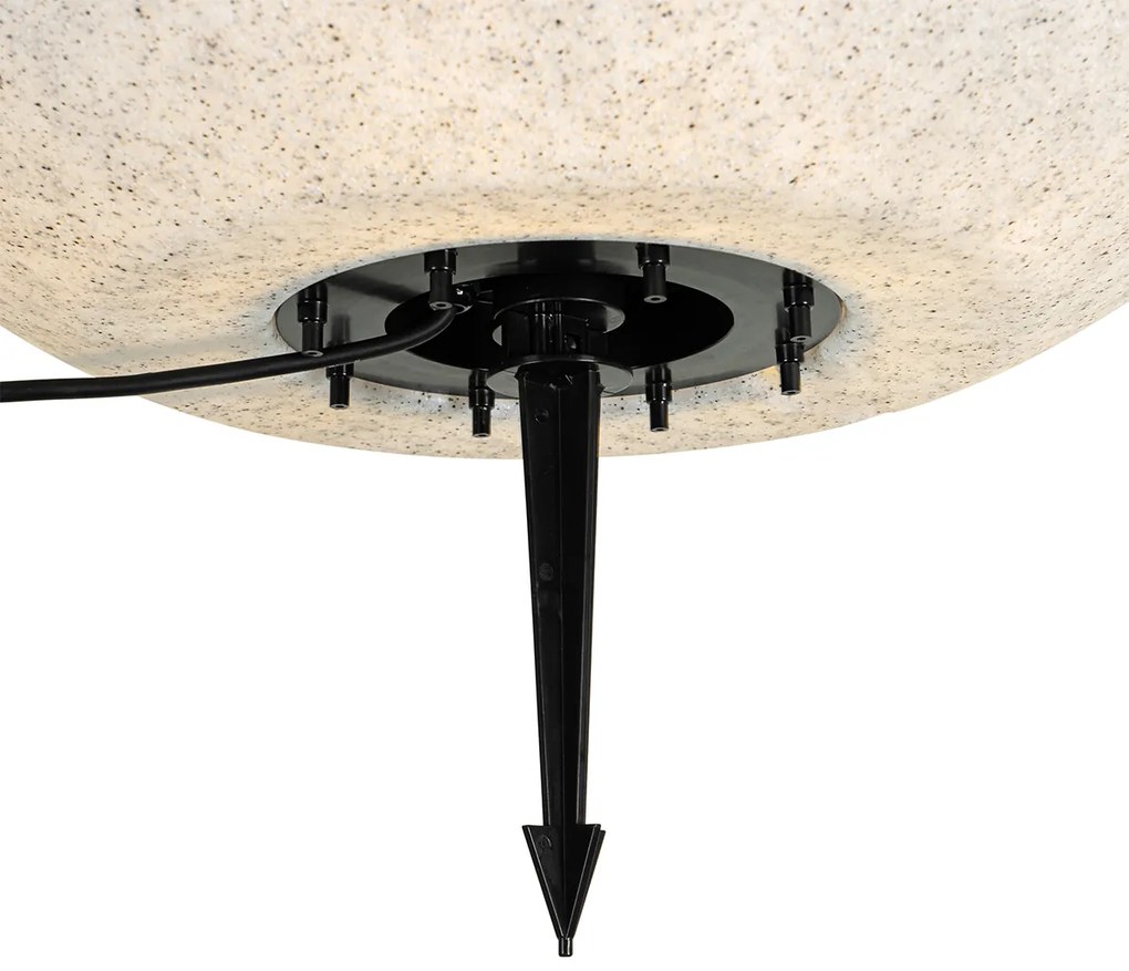 Candeeiro Inteligente de Exterior Cinzento 77 cm IP44 incl Wifi A60 - Nura